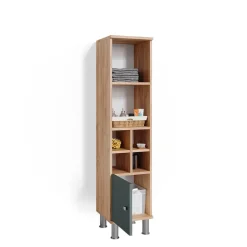 Midischrank Fynn Grün 30 x 130.6 cm kleine Tür Vicco