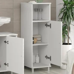 Midischrank Fynn Weiß 30 x 95 cm Vicco