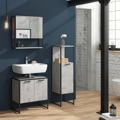 Midischrank Fyrk Beton 33 x 120.4 cm Vicco