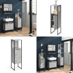 Midischrank Fyrk Beton 33 x 120.4 cm Vicco