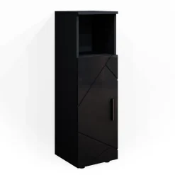 Midischrank Irma Anthrazit Hochglanz 30 x 95 cm Vicco