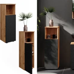 Midischrank Irma Anthrazit gepunktet 30 x 95 cm Vicco