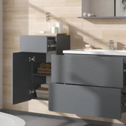 Midischrank Izan Grau 36.6 x 76.6 cm Vicco