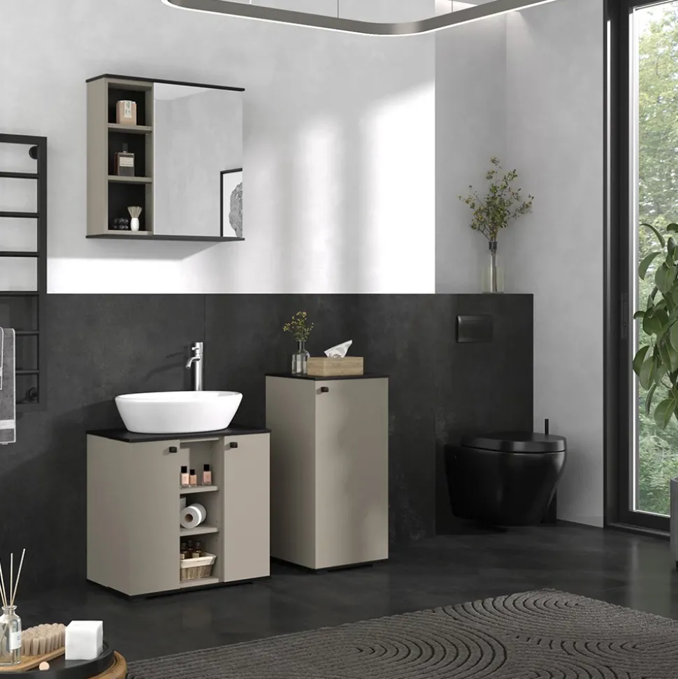 Midischrank Joli Greige 37 x 78 cm Vicco