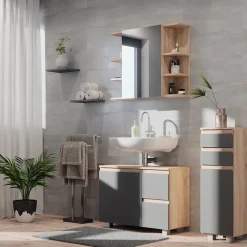 Midischrank J-Shape Anthrazit 30 x 95 cm Vicco