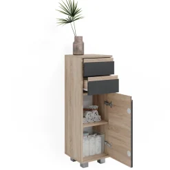 Midischrank J-Shape Anthrazit 30 x 95 cm Vicco