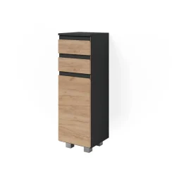 Midischrank J-Shape Goldkraft Eiche 30 x 95 cm Vicco