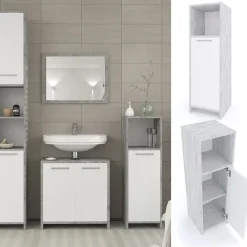 Midischrank Kiko Beton 30 x 95 cm Vicco