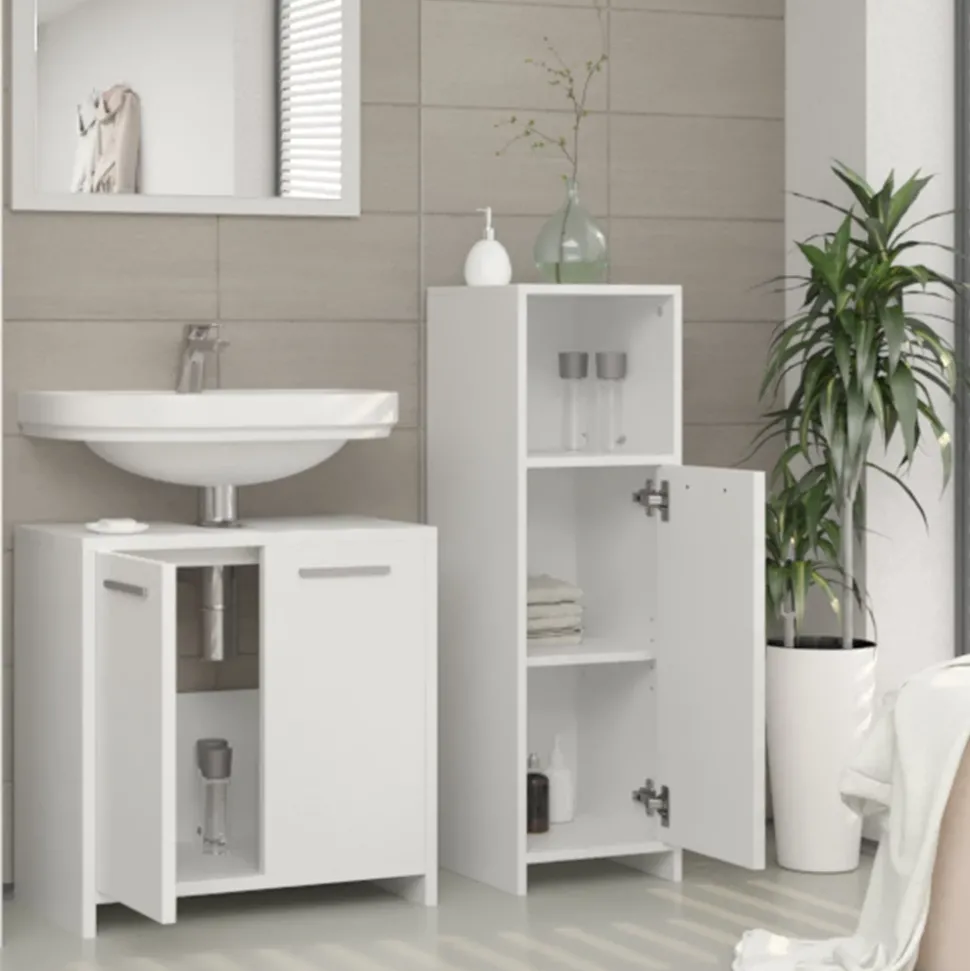 Midischrank Kiko Weiß 30 x 95 cm Vicco