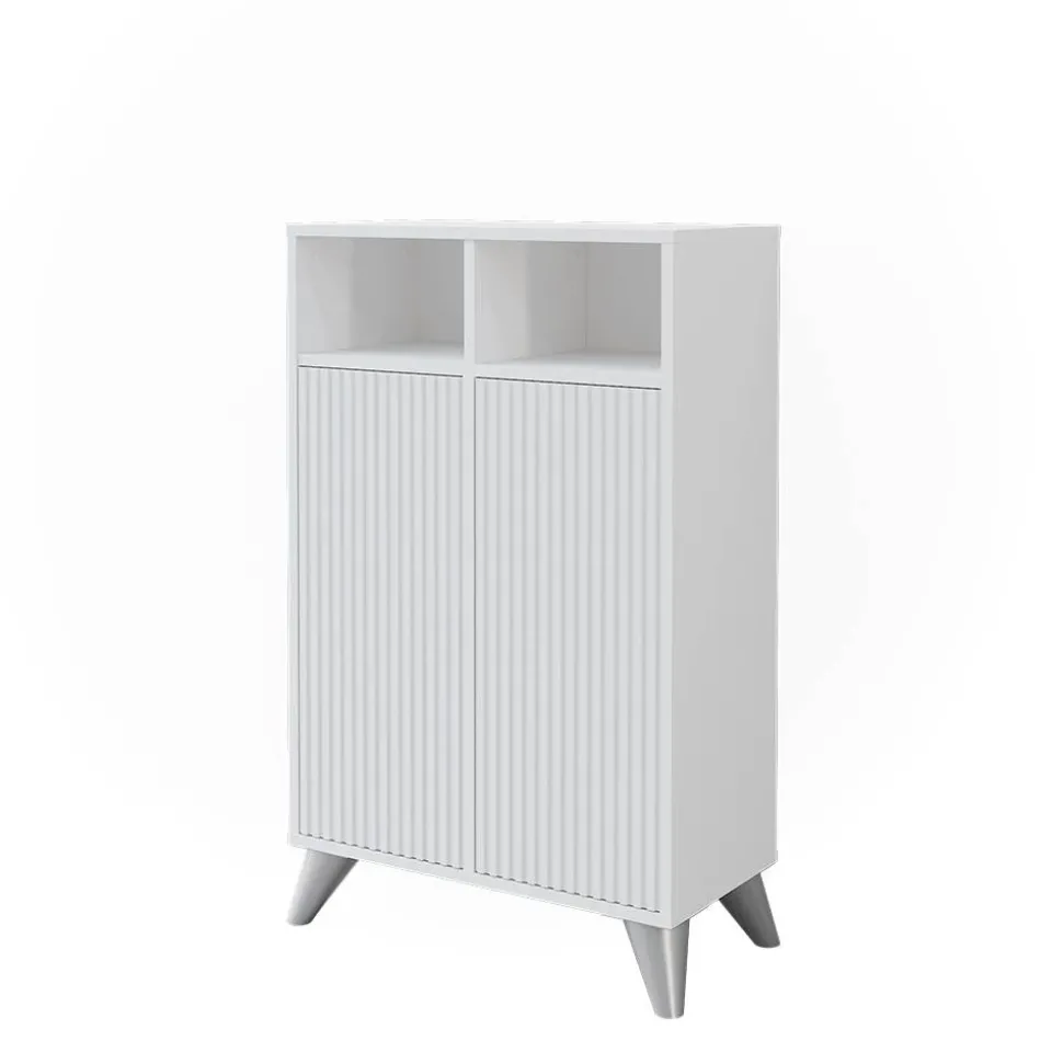 Midischrank Leano Weiß 60 x 97 cm mit 2 Türen Vicco