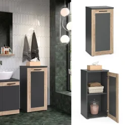 Midischrank Niko Anthrazit 40 x 81.6 cm Vicco