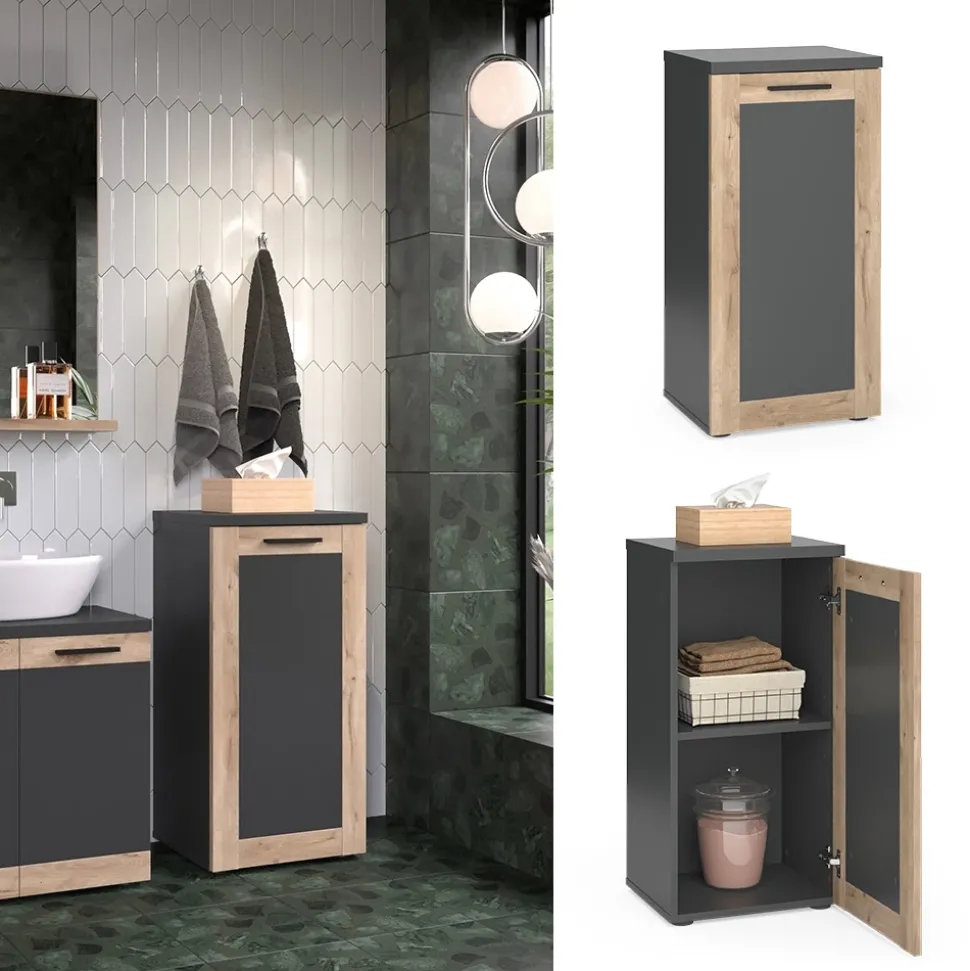 Midischrank Niko Anthrazit 40 x 81.6 cm Vicco