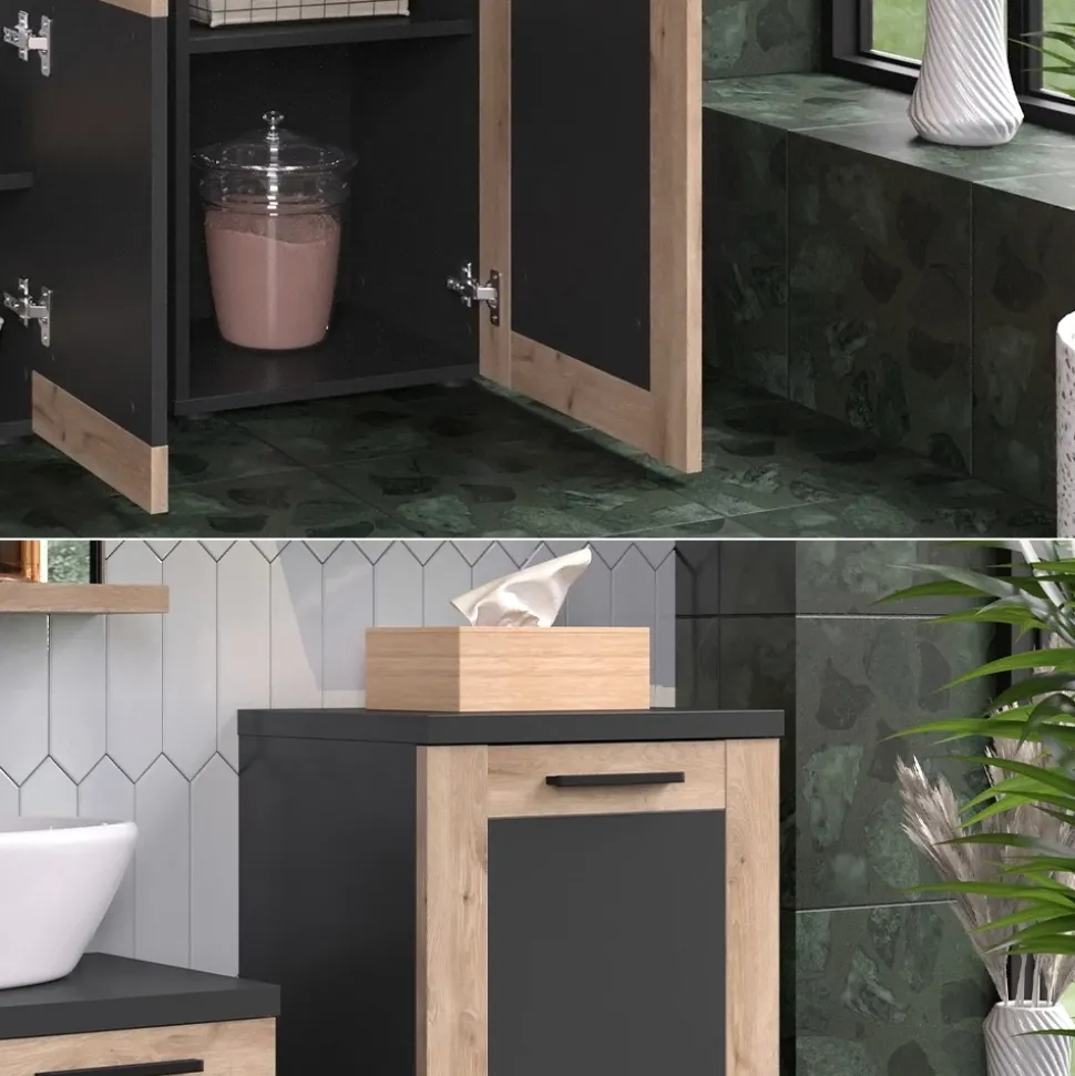 Midischrank Niko Anthrazit 40 x 81.6 cm Vicco