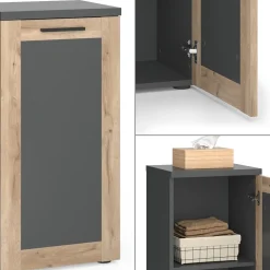 Midischrank Niko Anthrazit 40 x 81.6 cm Vicco