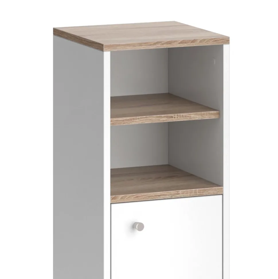 Midischrank Senyo Weiß 30 x 95 cm Vicco