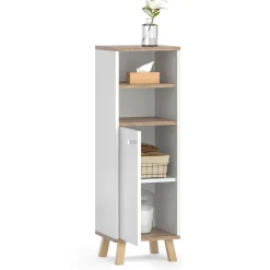 Midischrank Senyo Weiß 30 x 95 cm Vicco