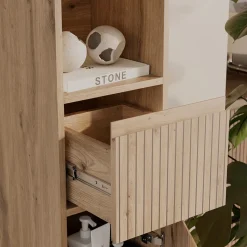 Midischrank Takumi Artisan 30 x 112.6 cm mit Schublade und Tür Vicco