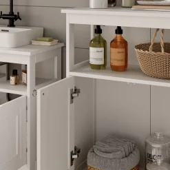 Midischrank Vanity Weiß 60 x 85 cm Vicco