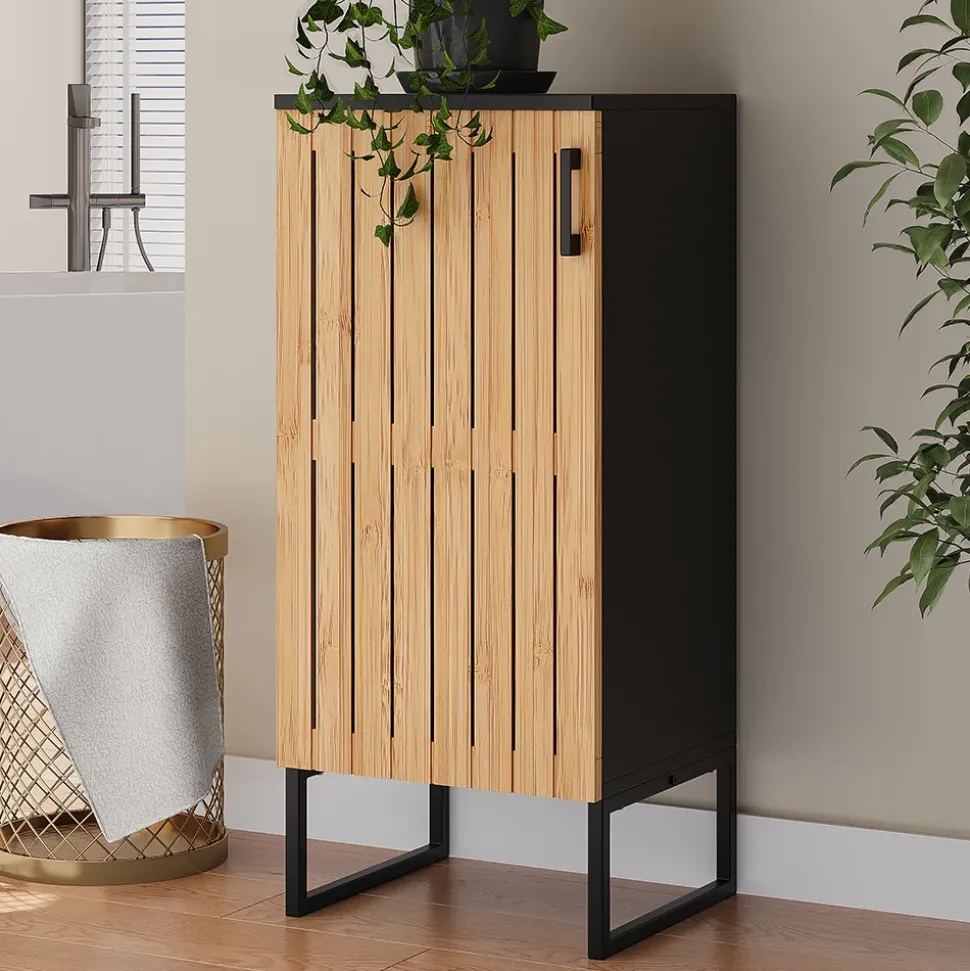 Midischrank Vayra Bambus 35 x 81 cm Vicco