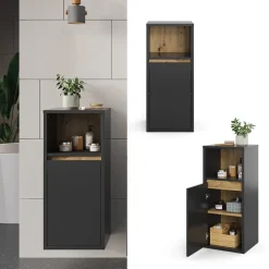 Midischrank Viola Anthrazit 33 x 80 cm Vicco