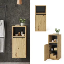 Midischrank Viola Artisan-Eiche 38 x 80 cm Vicco