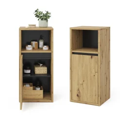 Midischrank Viola Artisan-Eiche 38 x 80 cm Vicco