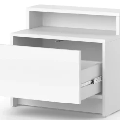 Nachtkommode Naara Weiß 50.2 x 46.4 cm Vicco