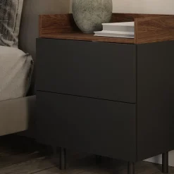 Nachttisch Anika Anthrazit 54 x 68 cm Vicco