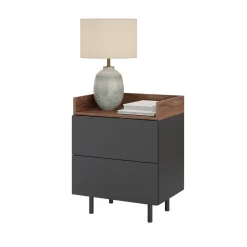 Nachttisch Anika Anthrazit 54 x 68 cm Vicco