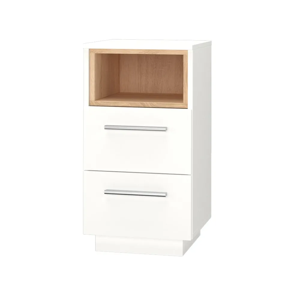 Nachttisch Beatrice Weiß 36 x 68 cm Vicco