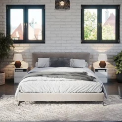 Nachttisch Monty Weiß 32.3 x 59.1 cm Vicco