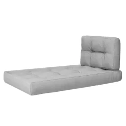 Palettenkissen Set Grau 2 Teile Vicco