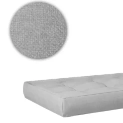 Palettenkissen Set Grau 2 Teile Vicco