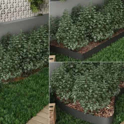 Rasenkante Anthrazit 100 x 14 cm 45 Meter Serina