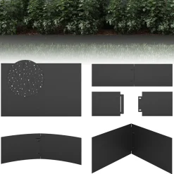 Rasenkante Anthrazit 100 x 18 cm 20 Meter Serina