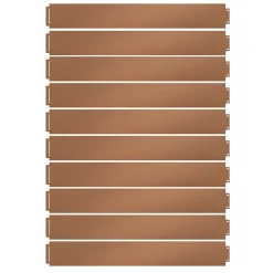 Rasenkante Braun 100 x 14 cm 50 Meter Serina