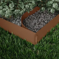 Rasenkante Braun 100 x 18 cm 45 Meter Serina