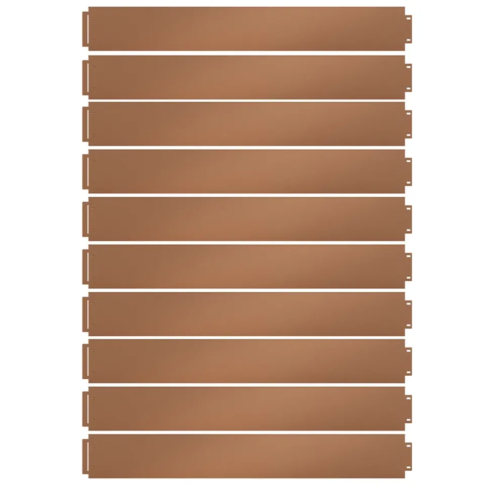 Rasenkante Braun 100 x 18 cm 20 Meter Serina