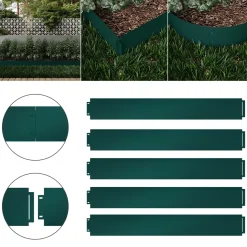 Rasenkante Grün 100 x 18 cm 5 Meter Serina