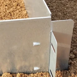 Rasenkante Silber 100 x 18 cm 20 Meter OK-Living