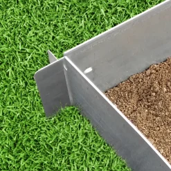 Rasenkante Silber 100 x 14 cm 20 Meter OK-Living