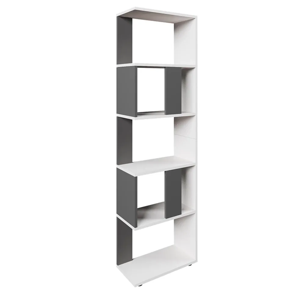 Raumteiler Anthrazit/Weiß 45 x 162.6 cm Vicco