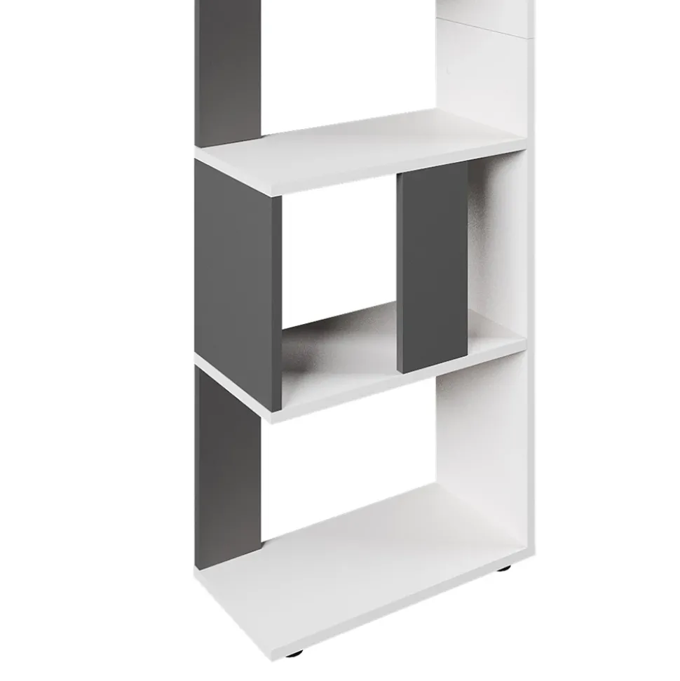 Raumteiler Anthrazit/Weiß 45 x 162.6 cm Vicco