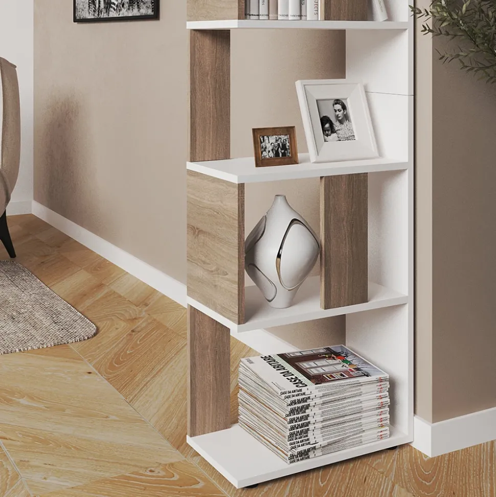 Raumteiler Sonoma/Weiß 45 x 162.6 cm Vicco