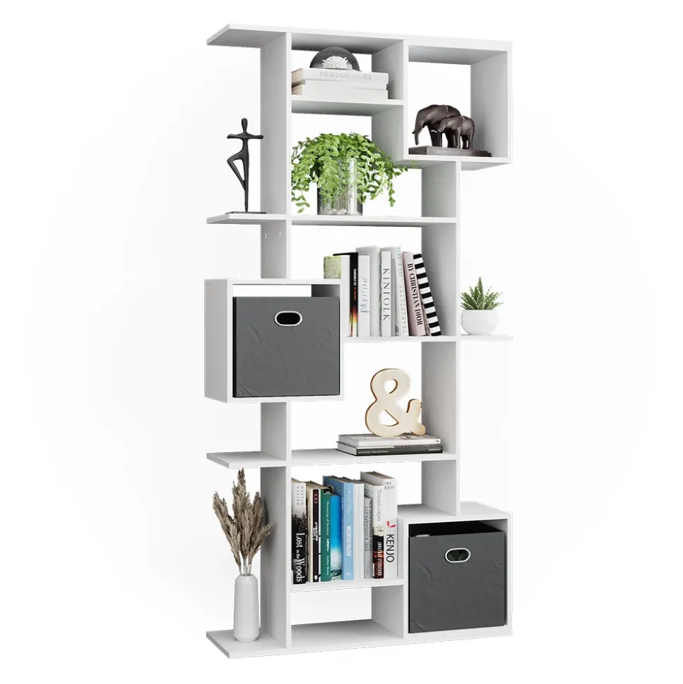 Raumteiler Cube Weiß 92 x 187.7 cm Vicco