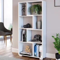 Raumteiler Domus Weiß 60.2 x 120 cm 8 Fächer Vicco