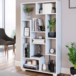 Raumteiler Domus Weiß 70.2 x 120 cm 9 Fächer Vicco