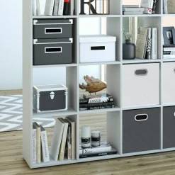 Raumteiler Karree Weiß 138.5 x 142.5 cm Vicco