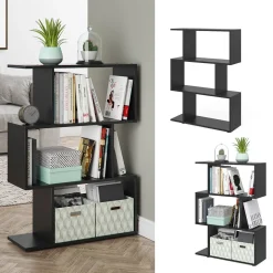 Raumteiler Levio Schwarz 70 x 97.4 cm Vicco