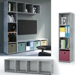 Raumteiler Ludus Grau 142.5 x 36.2 cm Vicco